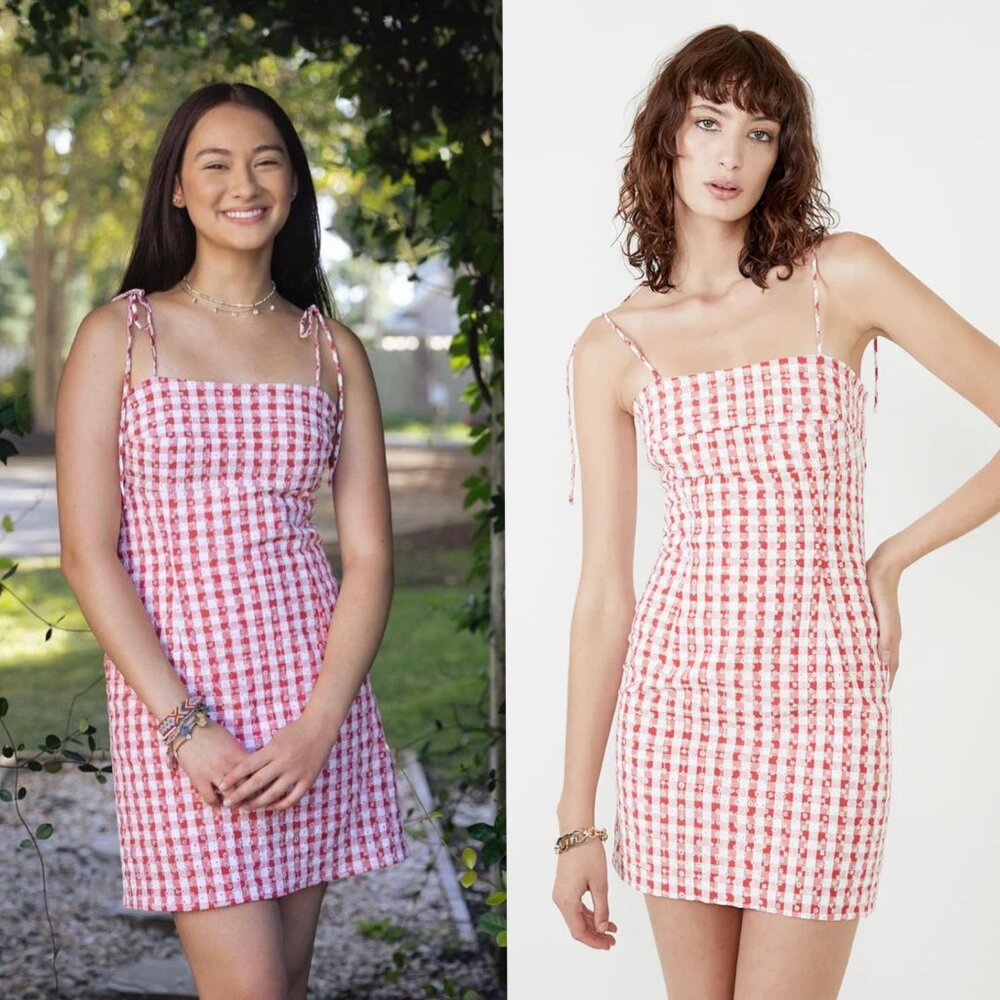 Bardot - Klara Mini Gingham Dress | Size 4 | NWT | TSITP